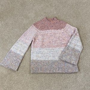 Basin + Range Ombré Bell Sleeved Sweater